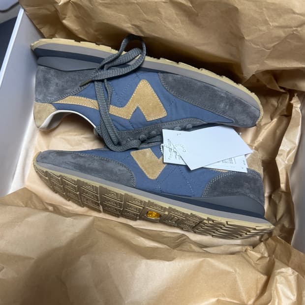 visvim 비즈빔 25aw fkt 러너 블루 8사이즈