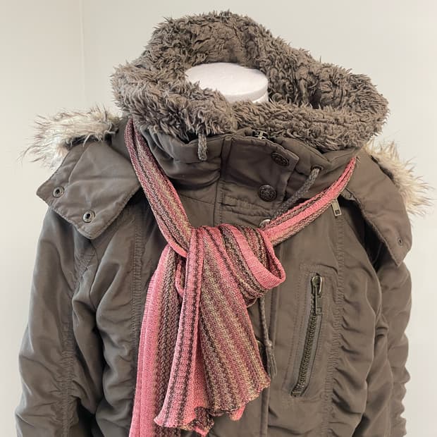 빈티지 이태리 스트라이프 머플러 