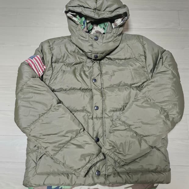 [L] 랄프로렌 데님 앤 서플라이 카키 덕다운 자켓