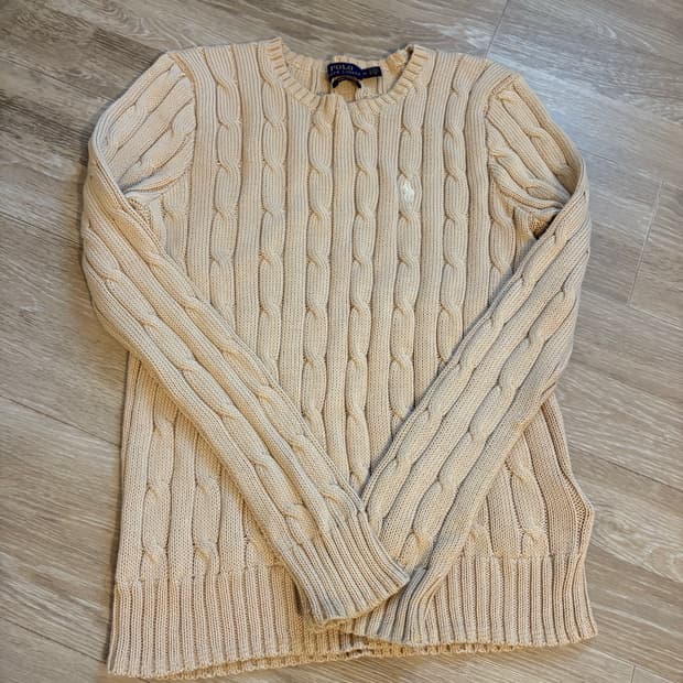 폴로 피마코튼 니트 m