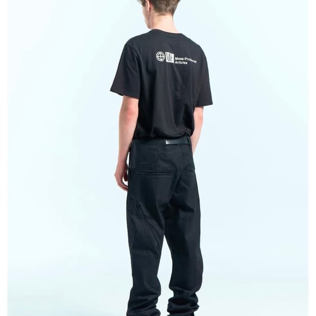 Plastic product wallet raw denim