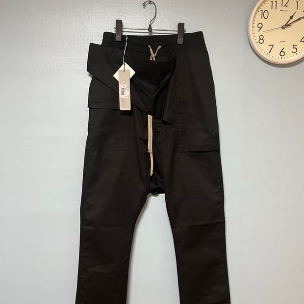 릭오웬스 멤피스 드로우스트링 팬츠 S