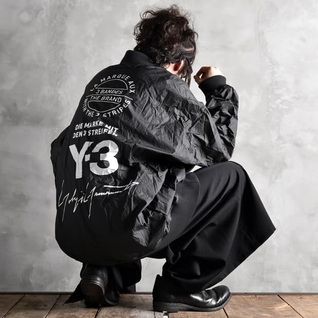 요지야마모토 Y-3 18ss 리버서블 스태프 로고 자켓