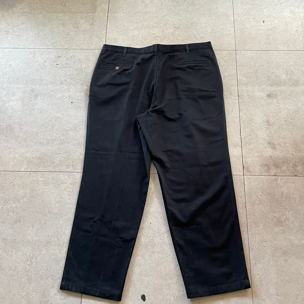 (FARAH) 파라 블랙 치노 팬츠바지