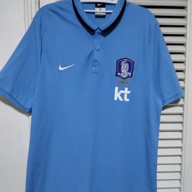 XL 14-15 나이키 한국 국대 져지 폴로티셔츠 카라넥