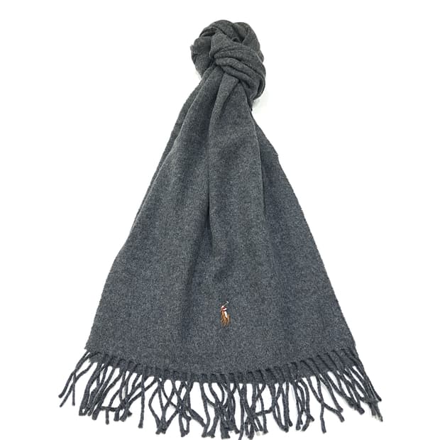 MX454 폴로 그레이 빅사이즈 머플러 목도리