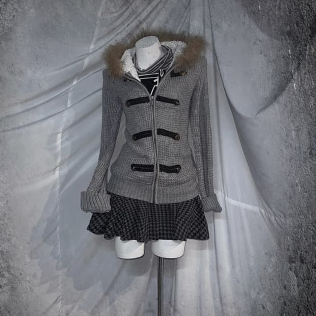 무채색 윈터 데일리 코디세트 