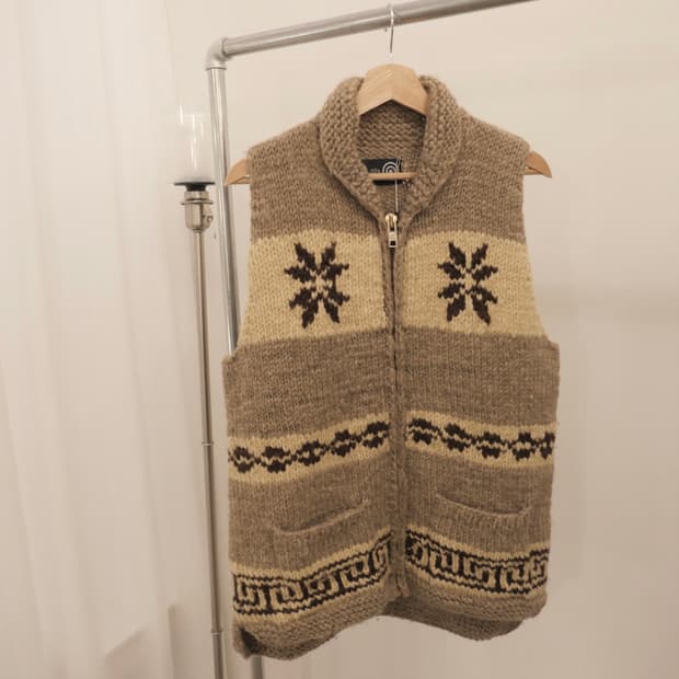 남이서팔 캐내디언 스웨터 코위찬 베스트