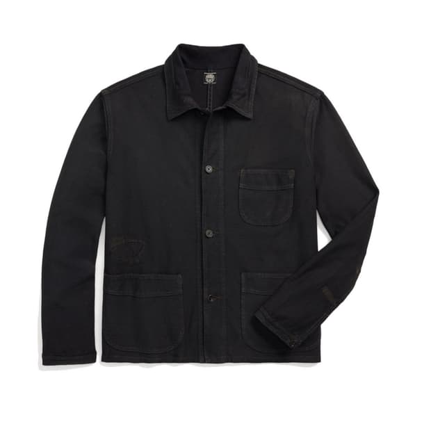 rrl더블알엘 리페어드 저지 자켓 s