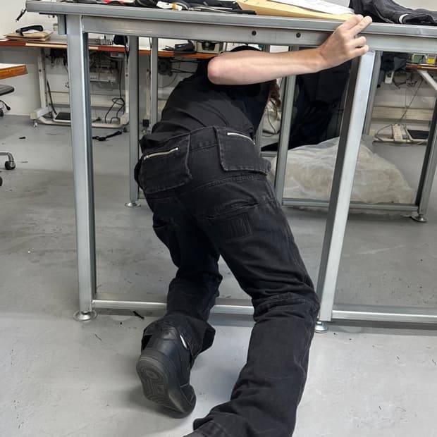 플라스틱프로덕트 백팬츠 s사이즈