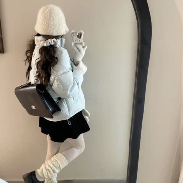 패딩 포함 데일리룩 랜박 랜덤박스 니트 팬츠 빈티지 스커트 코트