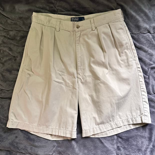 폴로 랄프로렌 치노 쇼츠 아이보리