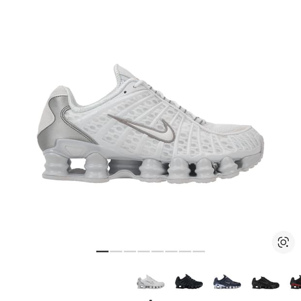 나이키 샥스 TL 메탈릭 실버 판매합니다