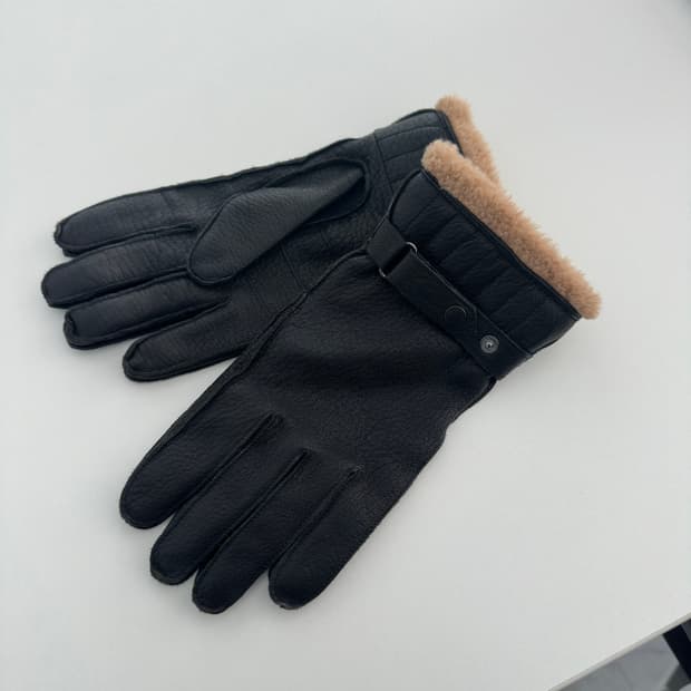 BARBOUR 바버 유틸리티 가죽 장갑 M 사이즈