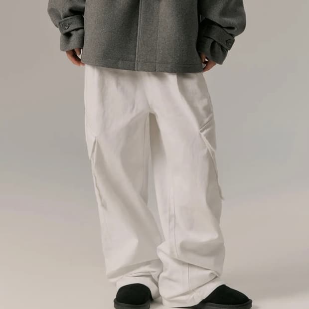 (m) 어반디타입 와이드 카고 팬츠