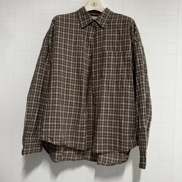 어텀 체크 셔츠