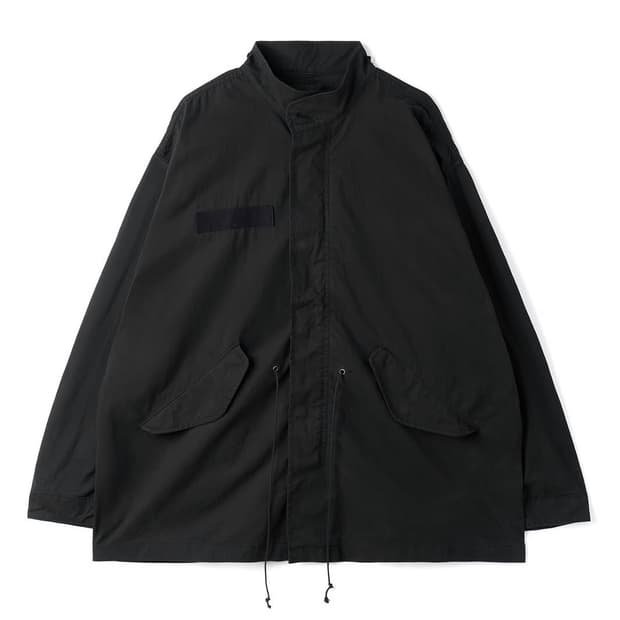 [OS] 에이치태 Htae 70s M-65 하프 피쉬테일 파카 블랙