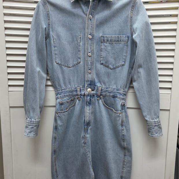 랙앤본 데님 원피스