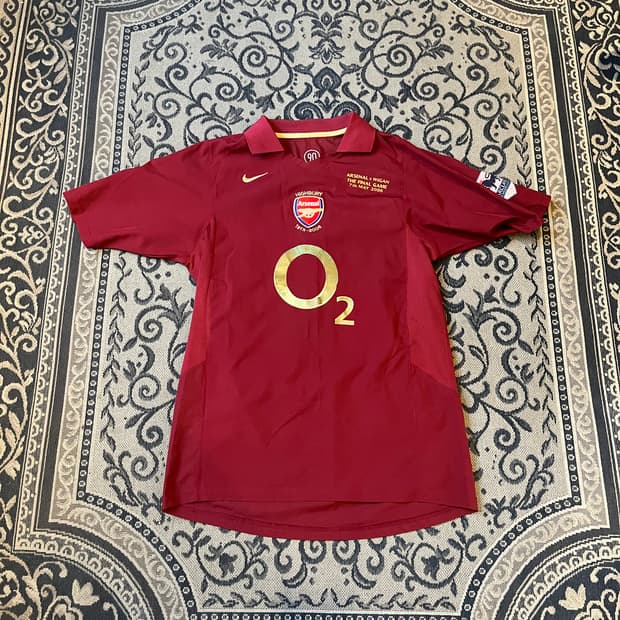 XL 나이키 아스날 05-06 하이버리 앙리 유니폼/W2420
