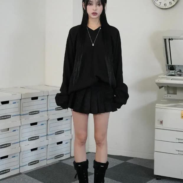 리마지 맨투맨 블랙 판매