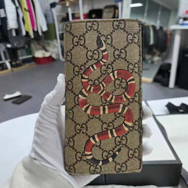 [50%할인] 구찌 스네이크 장지갑