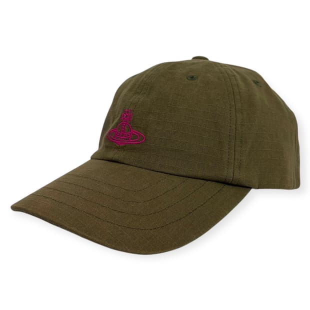 비비안웨스트우드 오브 로고 볼캡 모자