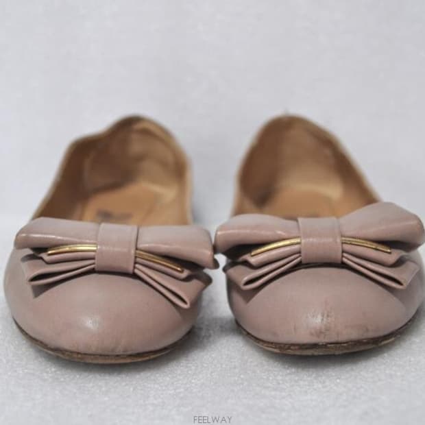 페레가모/여성플랫가죽슈즈(245)정품