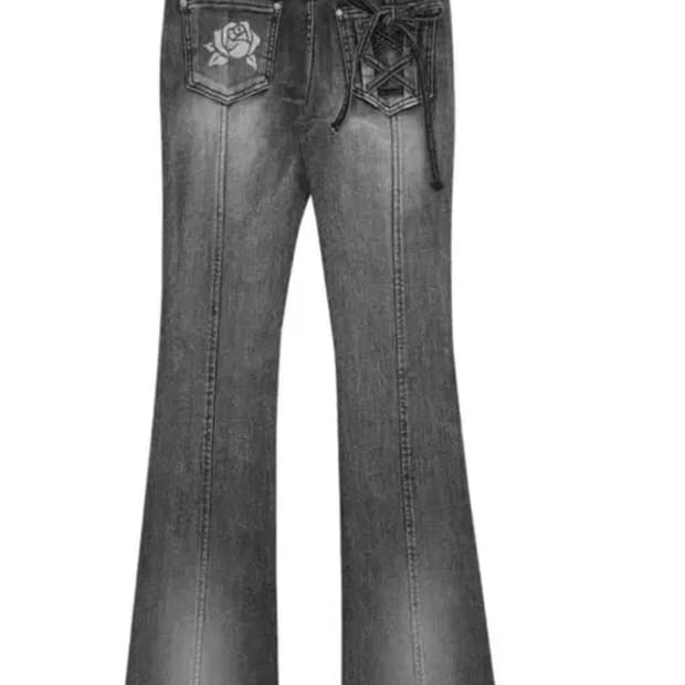 달링유어배드 부츠컷 바지 