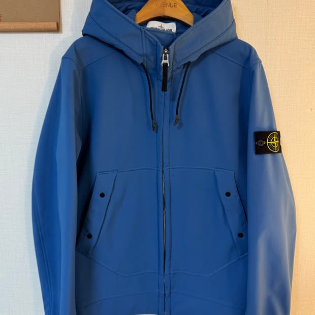 [M]스톤아일랜드 소프트쉘 후드집업 자켓