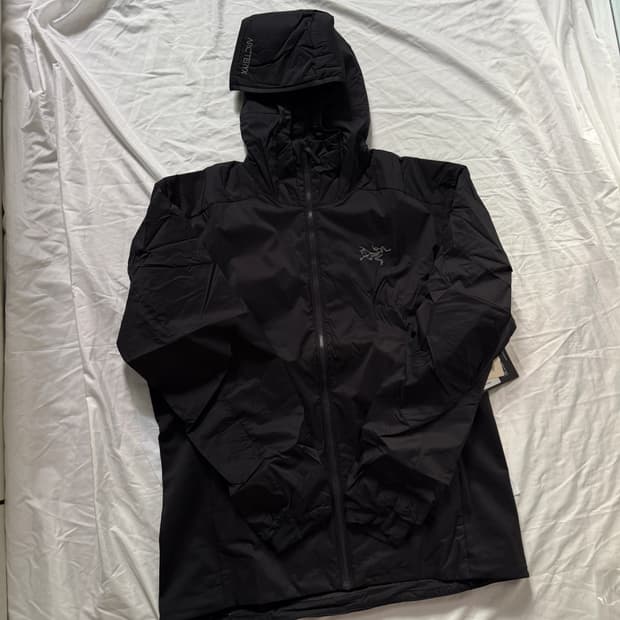 플리마켓🔥 아크테릭스 아톰 후디 블랙 9556