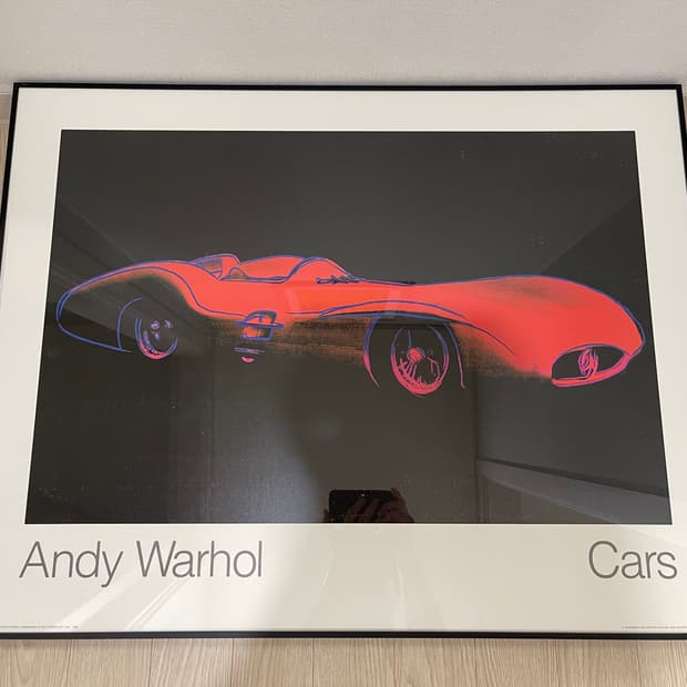 메르세데스 벤츠 x 앤디워홀 아트 포스터 AD1986 W 196 R