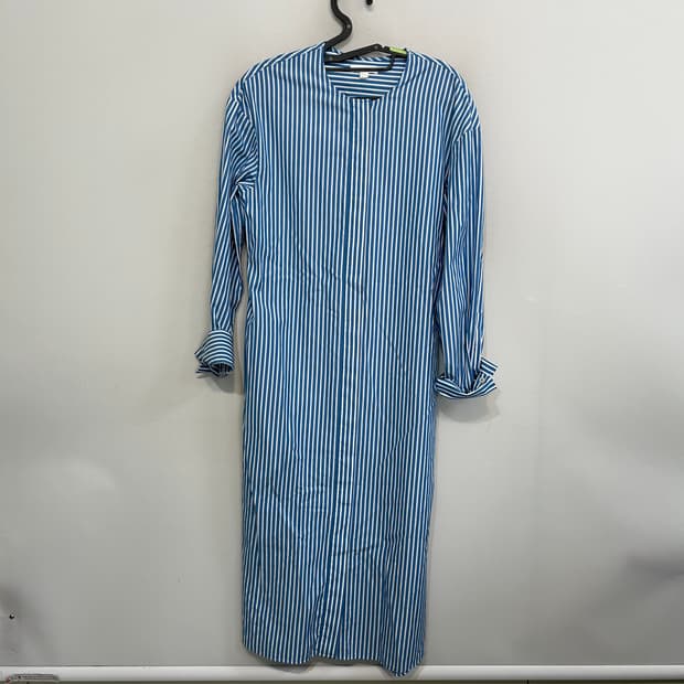 코스 COS 벨티드 스트라이프 셔츠 원피스 34