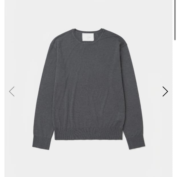 강정석 U neck knit 유넥 니트 50