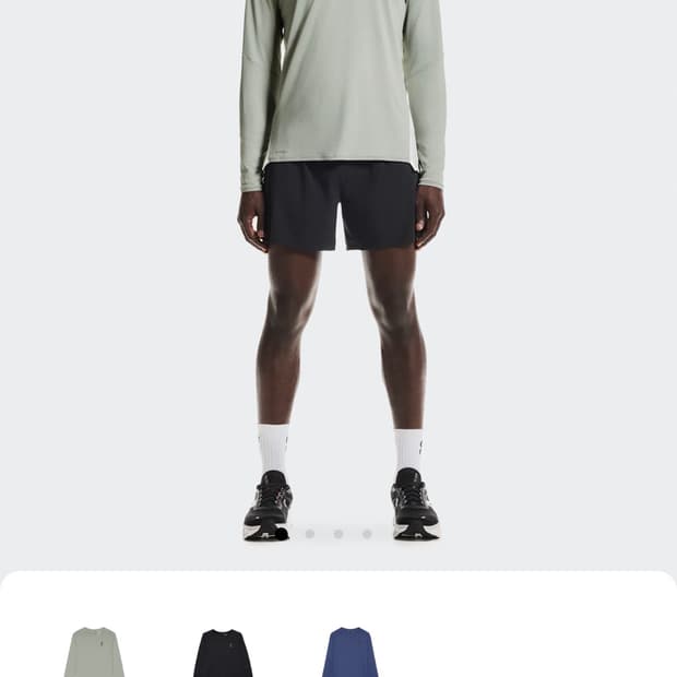 온러닝 퍼포먼스 롱티 S사이즈 Tin/Iceberg