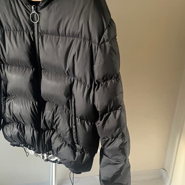 우영미 / C컬 턴업 숏패딩 / 46