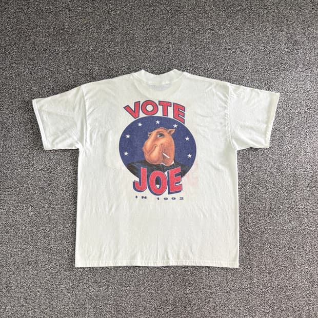 90s 빈티지 카멜 JOE VOTE 티셔츠