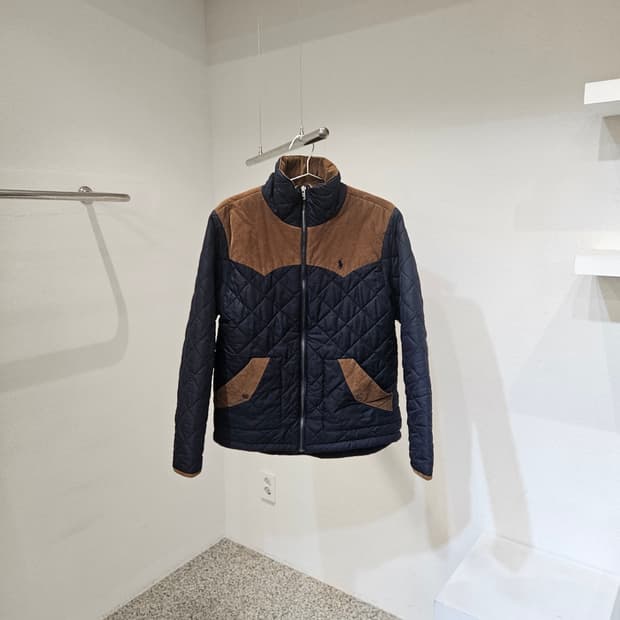 폴로랄프로렌 코듀로이 패치 퀄팅 자켓