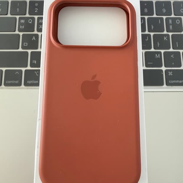 정품 아이폰17프로 실리콘케이스