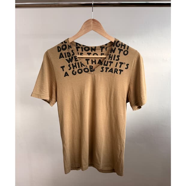 AIDS T-shirt Brown