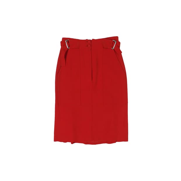Alexander McQueen belted skirt