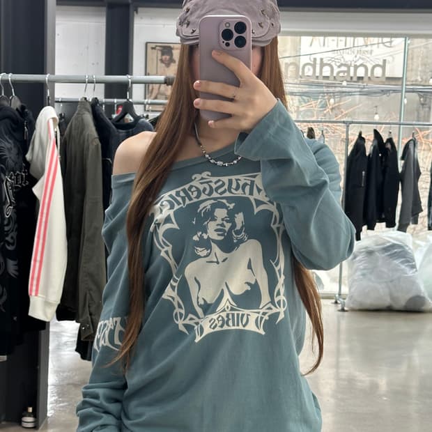 히스테릭글래머 히스걸 스펠암 롱슬리브