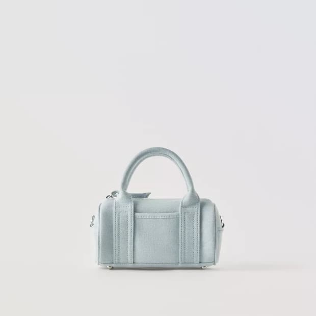 Zara 자라 데님 미니 볼링백