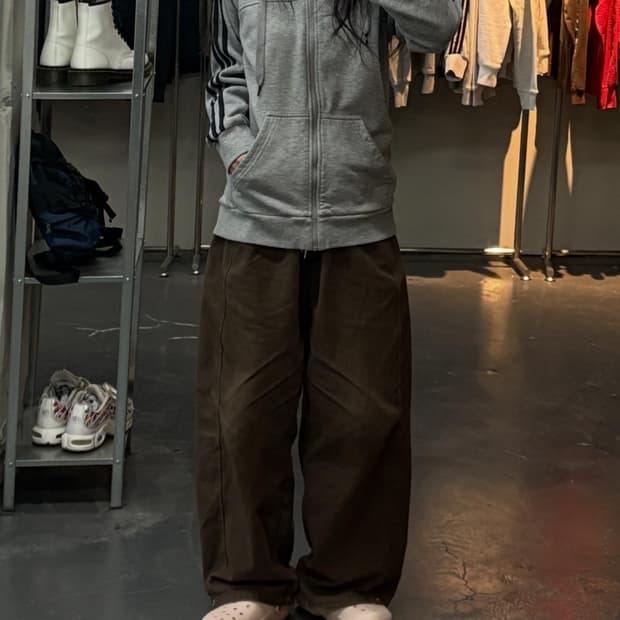 아디다스 트랙 사이드라인 스웻 후드집업 A3084