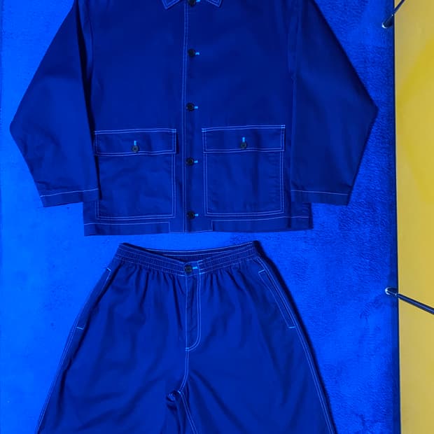 UNIQLO x MARNI 유니클로 마르니 오버사이즈 워크자켓/팬츠 세트