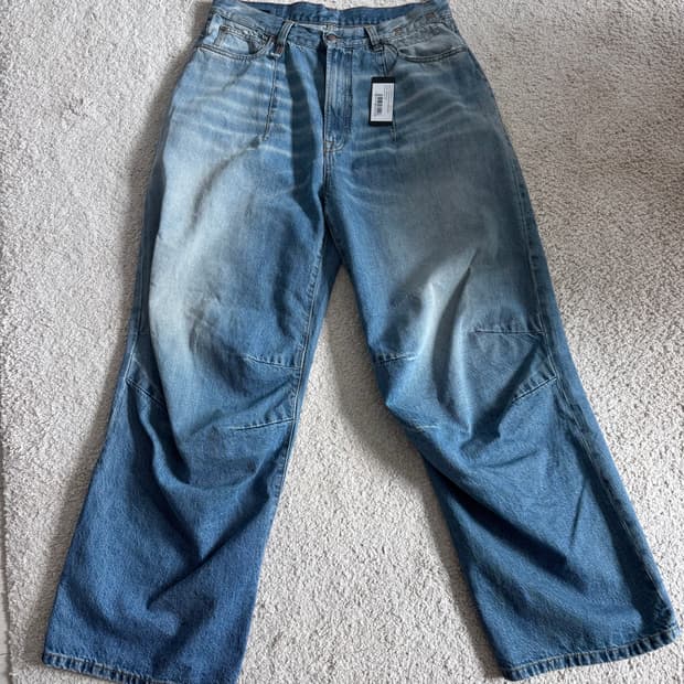 R13 Glen Articulated Knee Jeans 34(L)