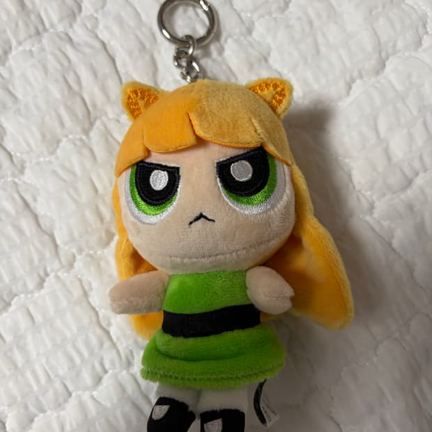 뉴진스 해린 파워퍼프걸 백 참 키링임형