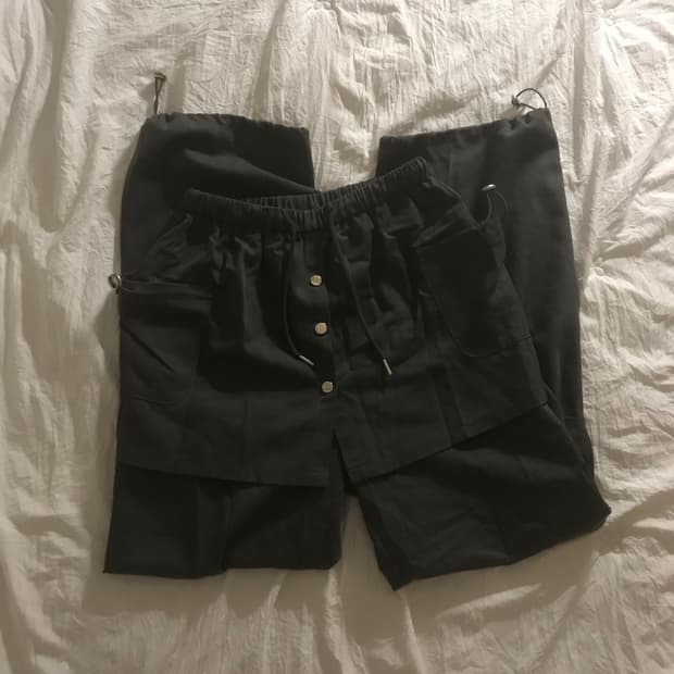 빈티지 레이어드 치마 바지
