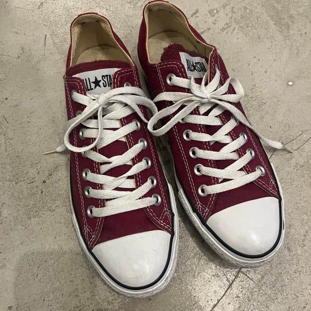 빈티지 컨버스 로우 버건디