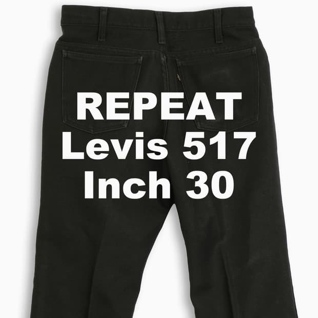 빈티지 리바이스 517 80s USA 30 인치 LV5173155