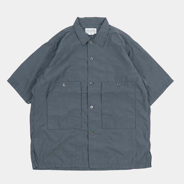 Ends and means corfu 반팔셔츠 블루그레이 L